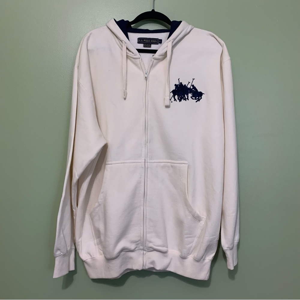 U.S.POLO ASSN. Hooded Jacket Full Zip Pony Logo